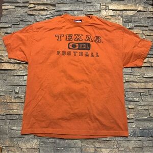 Vintage Texas Longhorns Shirt Men’s 2XL XXL College Football Orange Cotton Y2K